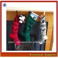 Hand Knitted Colorful Unisex Christmas Dress Socks/Knitted Women Christmas Socks SH00116